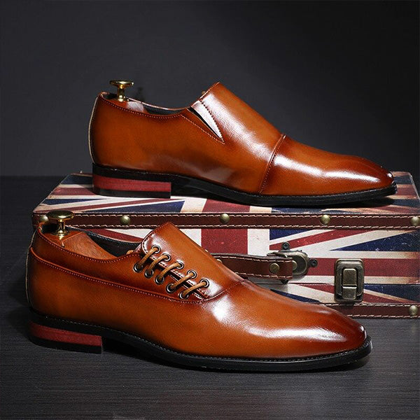 Fashion Classic Leather Business Dress Men Oxfords Shoes