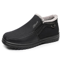 Mens Shoes - Large Size Anti-slip sole Men's Canvas Shoes Walking Comfortable Flat Slip On Shoes