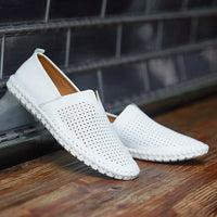 Shoes - Fashion Handmade Leather Mens Slip On Loafers