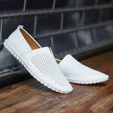 Shoes - Fashion Handmade Leather Mens Slip On Loafers
