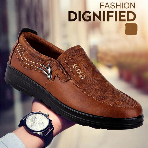 Old Men Shoes - Vintage Mesh Ultralight Men's Non-slip Shoes Moccasins