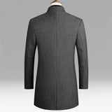 Winter Fashion Men Woolen Jacket Coat