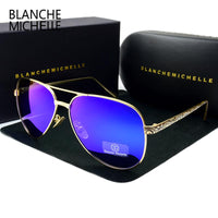 Women High Quality Pilot Polarized UV400 Sunglasses + Original Box