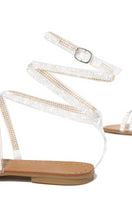 Hot Sale Cross Tied Sandals Women Crystal Summer Beach Sandals