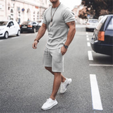Men's Summer 2pcs Short Sport Tracksuits