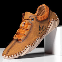 Handmade Leather Men Moccasins Sneakers Driving Shoe Leather Loafers