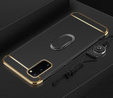 Hot Sale Plating PC Cases with Magnetic Bracket for Samsung Galaxy S20/Plus/Ultra