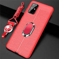 Luxury Soft Silicone Leather Case For Samsung Galaxy Note 20/Note20 Ultra/S20/S20 Plus/Ultra with Magnet Stand