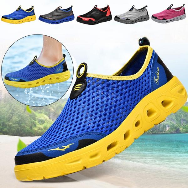 Summer Couple Soft Lightweight Breathable Water Shoes Quick Dry Water Sneakers