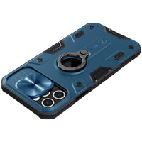 Impact Resistant Armor Cover Slide Camera Case for iPhone 12 Series