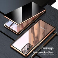 Anti Peeping Privacy Glass Metal Magnetic Case for Samsung Galaxy Note 20/Note 20 Ultra(Buy 2 Get 10% Off)
