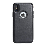 Phone Case - Vintage PU Leather Back Ultra Thin Case Cover for iphone X XS Max XR