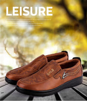 Old Men Shoes - Vintage Mesh Ultralight Men's Non-slip Shoes Moccasins