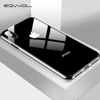 Plating Tempered Glass Phone Case For iphone XS Max XS XR X  (Buy 2 Get 5% OFF, 3 Get 10% OFF)