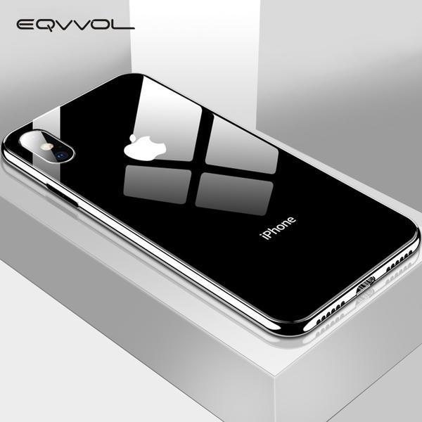 Plating Tempered Glass Phone Case For iphone XS Max XS XR X  (Buy 2 Get 5% OFF, 3 Get 10% OFF)