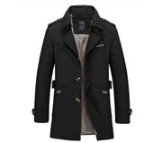 Lazanow Men's High Quality Trench Coat