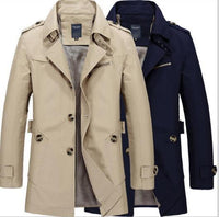 Lazanow Men's High Quality Trench Coat