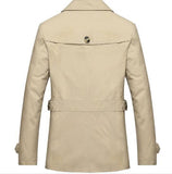 Lazanow Men's High Quality Trench Coat