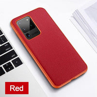 Luxury Shockproof Anti-Slip Fiber Texture Back Cover For Samsung Galaxy S20/S20ultra/S20Plus/note 20/note20ultra/note 10plus