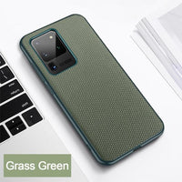Luxury Shockproof Anti-Slip Fiber Texture Back Cover For Samsung Galaxy S20/S20ultra/S20Plus/note 20/note20ultra/note 10plus