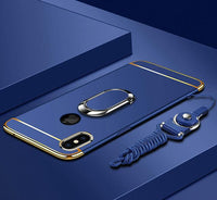 Phone Case - Luxury Ultra Thin 3 IN 1 Plating Magnetic Ring Holder Case For iPhone X/XR/XS/XS Max 8 7 6S 6/Plus