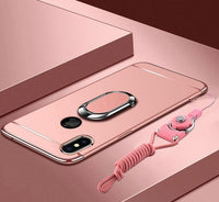 Phone Case - Luxury Ultra Thin 3 IN 1 Plating Magnetic Ring Holder Case For iPhone X/XR/XS/XS Max 8 7 6S 6/Plus