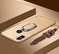 Phone Case - Luxury Ultra Thin 3 IN 1 Plating Magnetic Ring Holder Case For iPhone X/XR/XS/XS Max 8 7 6S 6/Plus