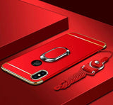 Phone Case - Luxury Ultra Thin 3 IN 1 Plating Magnetic Ring Holder Case For iPhone X/XR/XS/XS Max 8 7 6S 6/Plus