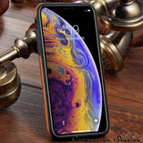 Phone Case - Vintage PU Leather Back Ultra Thin Case Cover for iphone X XS Max XR