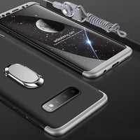 360° Full Protection 3 IN 1 Magnetic Ring Holder Case For Samsung S10/Plus/E Note 9/8 S9 S8/Plus S7/Edge With FREE Strap