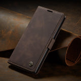 Case&Strap - Luxury Flip Retro Leather Card Holder Flip Cover Case For Samsung Note 10 pro S10 plus S10 lite S10 Note 9 8 S9 S8 Plus