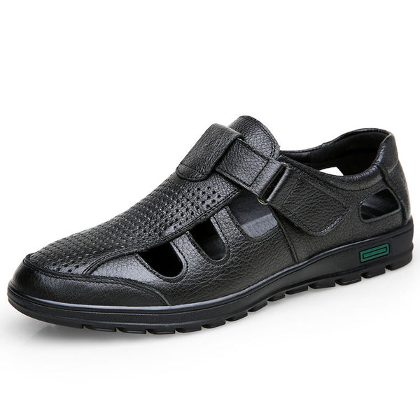 Comfortable Leather Men Shoes Sandals