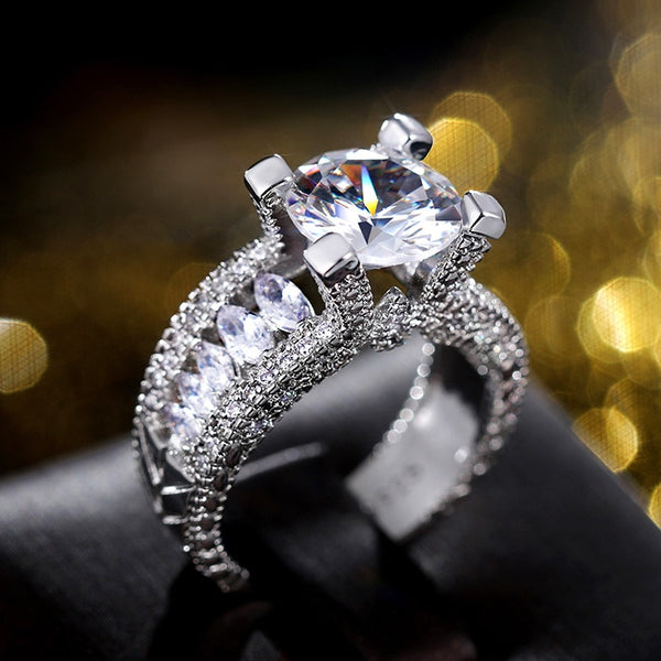 Crystal Women Wedding Rings