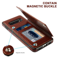 Retro PU Leather Flip Wallet Holder Cover For Samsung Galaxy S20/S20Plus/S20Ultra/S10/9 Note10/9