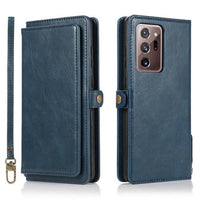 Detachable Magnetic PU Leather Wallet Case for Samsung Galaxy Note Series