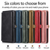 Detachable Magnetic PU Leather Wallet Case for Samsung Galaxy Note Series
