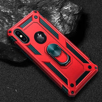 Phone Case - Shockproof Armor Bumper Magnetic Ring Holder Case For iPhone X XR XS MAX 8 7 6S 6/Plus