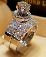 Luxury Crystal Ring Set