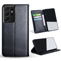 Luxury Leather Case For Samsung Galaxy S21 Ultra PU Leather Case for Galaxy S21 Plus with inside TPU cover Material No Magnet
