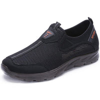 Old Men Shoes - Ultralight Soft Men Mesh Walking Shoes Non-slip Shoes