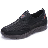 Old Men Shoes - Ultralight Soft Men Mesh Walking Shoes Non-slip Shoes