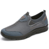 Old Men Shoes - Ultralight Soft Men Mesh Walking Shoes Non-slip Shoes