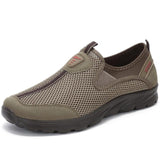 Old Men Shoes - Ultralight Soft Men Mesh Walking Shoes Non-slip Shoes
