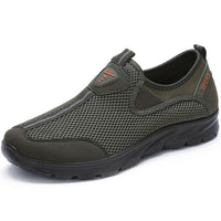Old Men Shoes - Ultralight Soft Men Mesh Walking Shoes Non-slip Shoes