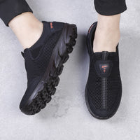 Old Men Shoes - Ultralight Soft Men Mesh Walking Shoes Non-slip Shoes