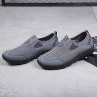 Old Men Shoes - Ultralight Soft Men Mesh Walking Shoes Non-slip Shoes