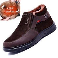 Comfortable Plush Fur Men Ankle Boots