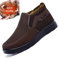 Comfortable Plush Fur Men Ankle Boots