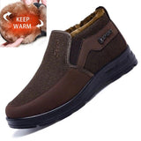 Comfortable Plush Fur Men Ankle Boots