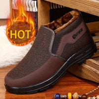 Comfortable Plush Fur Men Ankle Boots